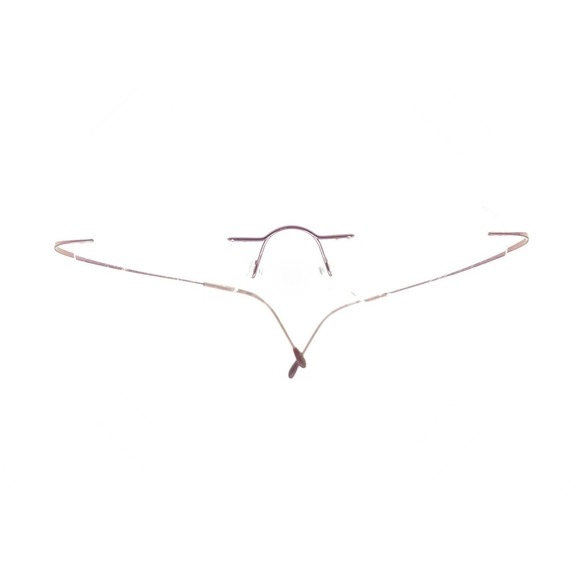Silhouette 6459 45 6057 Titanium Purple Rimless Eyeglasses Frames 19 140 Austria - Picture 12 of 13